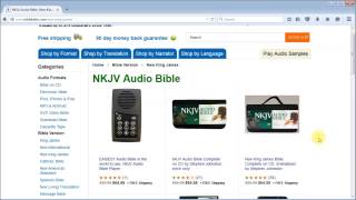 NKJV Audio Bible  Bible on CD  Electronic Bible player  NKJV Bible download [upl. by Ballard]