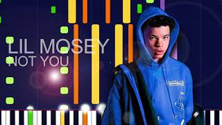 Lil Mosey  NOT YOU PRO MIDI FILE REMAKE  quotin the style ofquot [upl. by Eneluj]