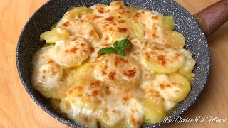 PATATE ALLA SAVOIARDA IN PADELLA Cremose Facili e Veloci da Fare  Ricetta Piemontese [upl. by Aihsram]