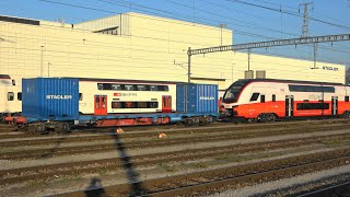 St Margrethen Rh4736 neuer🆕️ ÖBB Cityjet Stadler Kiss Re620 m Holcim Ganzzug IR13 VMOBIL [upl. by Hannej668]