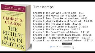 Richest Man In Babylon  Full Audiobook with Timestamps [upl. by Mihar]