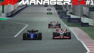 F1 Manager 24 WILLIAMS Career Part 1 [upl. by Enamrahc]