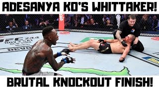 Robert Whittaker vs Israel Adesanya Full Fight Reaction and Breakdown  UFC 243 Event Recap [upl. by Regor]