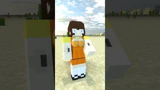 Help Sadako to Sculpt HEROBRINE  QHD minecraft animations shorts minecraft [upl. by Millburn]