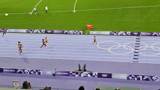 USAs Sydney McLaughlin Levrone world record 5037s gold in 400m hurdles final Paris Olympics 2024 [upl. by Ettessil556]