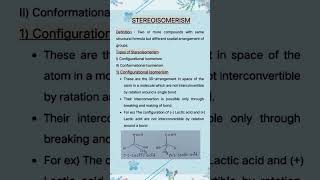 stereo isomerism sterioisomerism isomer types example explanation configurational ytshorts [upl. by Ardua]