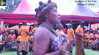 AGBADZA DANCE BY THE EWE PEOPLE OF GHANA [upl. by Hedaza]