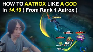 HOW TO MAIN AATROX in S14  FULL STREAM EXPLANATIONS [upl. by Anaderol393]