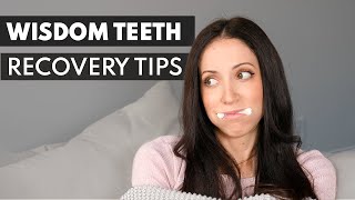 Wisdom Teeth Extractions RECOVERY TIPS How To Heal Fast [upl. by Mundy]