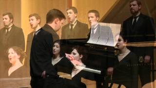 CWU Chamber ChoirGjeilo quotUbi Caritasquot with piano improv [upl. by Adnamar]