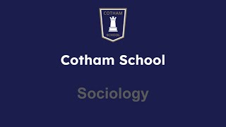 Cotham School  Year 11  Parents Information Event  Sociology [upl. by Philoo446]