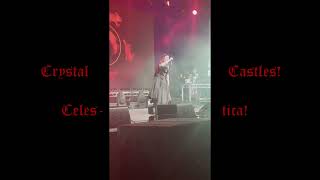 Alice Glass live  Wide Awake Barricade Crystal Castles songs [upl. by Squires]