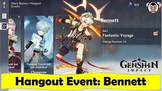 🤕 Hangout Events Series I Bennett Story Quest [upl. by Etnovahs824]