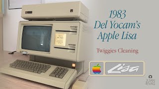 1983 Del Yocams Apple Lisa  LisaDraw LisaCal LisaWrite Test [upl. by Atinuaj]