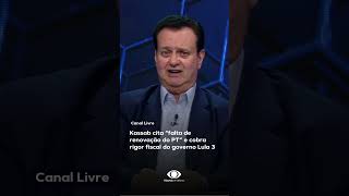 Kassab cita “falta de renovação do PT” e cobra rigor fiscal do governo Lula 3 shorts [upl. by Kesia]