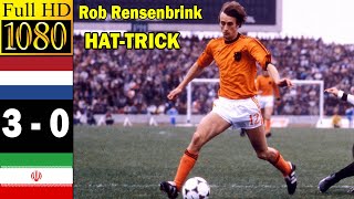 Netherlands 30 Iran world cup 1978  HATTRICK With Rob Rensenbrink  Full highlight  1080p HD [upl. by Aikam72]