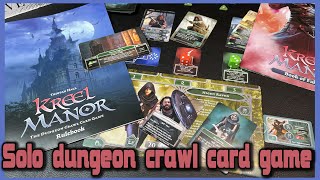 Kreel Manor The Dungeon Crawl Card Game review [upl. by Ahsrop]