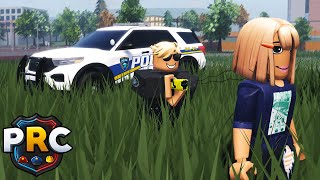 Angry Karen Gets Tased By Officer  ERLC Roleplay  Roblox [upl. by Wilkie504]