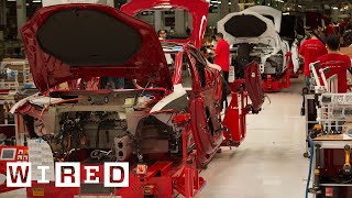 How the Tesla Model S is Made  Tesla Motors Part 1 WIRED [upl. by Orvas]