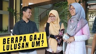 LULUSAN UNIVERSITAS NEGERI MALANG MINTA GAJI BERAPA [upl. by Ailuy]