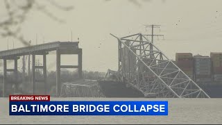 Baltimore bridge collapse 6 people still missing mayday call helped save lives [upl. by Frieder797]