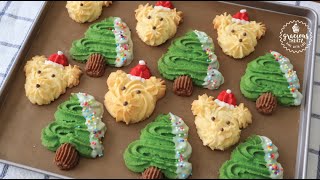 My Favourite Butter Cookies for Christmas  Spritz Cookies [upl. by Sprung]