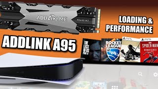 Addlink A95 PS5 SSD Loading amp Performance Test 2 [upl. by Perren411]