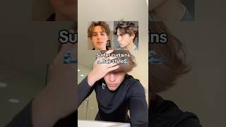 Surfer curtains hair style 🌊🏄‍♂️ [upl. by Alenas]