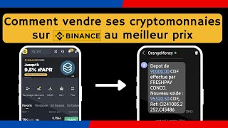 Binance  Comment vendre ses crypto monnaies sur binance au meilleur prix [upl. by Anaile144]