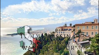 🇮🇹 Italy Taormina  Walking Tour [upl. by Balthasar]