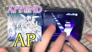 プロセカ × maimai 〜SageAPPEND 35〜《AP》手元 [upl. by Ennairam629]