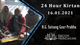 Satsang Gaur Prabhu24 Hour Kirtan16012021 [upl. by Eceerehs]