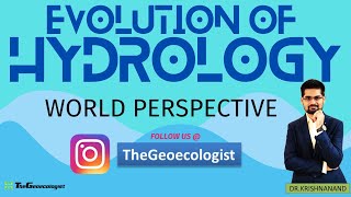 History of Hydrology World Perspective thegeoecologist [upl. by Neyud177]