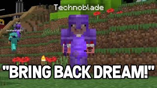 awesamdudes POV of Technoblade and Dream ESCAPING prison with ranboo on Dream SMP [upl. by Enidan]