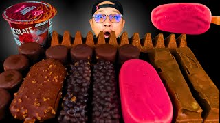 ASMR CHOCOLATEKITKATICE CREAMTOBLEONE CHOCOLATEMUKBANGASMR EATING [upl. by Marris]