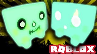 SKELETON GHOST PET amp WILLOW WISP GREEN PET  Roblox Pet Simulator [upl. by Helm]