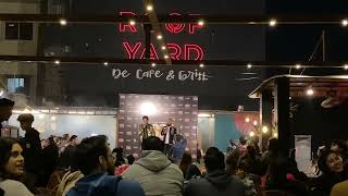 Barkat amp uzmi live best comedy performance at Roof Yard restaurant part 1 comedy funnyvideo [upl. by Noletta]