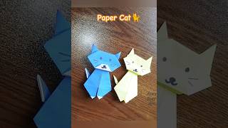 Paper Cat diy Easy Crafting for kids ArasEasyArt papercraft cat diy origami cute cutecat [upl. by Costanza]