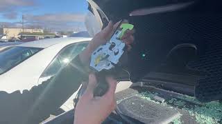 20072016 Toyota Yaris Sedan Trunk Latch Removal [upl. by Dani]