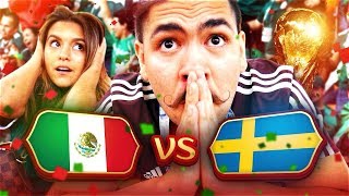 MEXICO vs SWEDEN REACTION LIVE IN RUSSIA 2018 [upl. by Anar918]