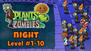 Plants vs Zombies  Night Level 110 Complete [upl. by Morven]