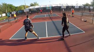 2023 US Open Pickleball Championships Mixed Doubles Pro R1 [upl. by Fleeta]