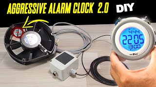 the most DIY AGGRESSIVE alarm clock IN THE WORLD [upl. by Anyak358]