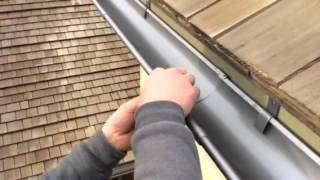 Lindab Rainline gutter installation [upl. by Amieva869]