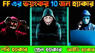 10 Terrible Hackers Who Shake Free Fire  Top 10 Hacker Free Fire  Free Fire Hacker Bangla [upl. by Esinaej]