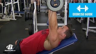 Incline Dumbbell Press with Hunter Labrada  Exercise Guide [upl. by Notyard]