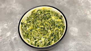 HOW TO COOK CREAMED SPINACH  creamedspinachrecipe  creamyspinach South Africa [upl. by Aryam]