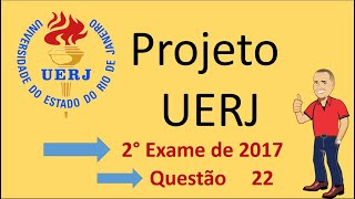 UERJ Prova 20172 questão 22 Para que o determinante dessa matriz seja nulo o maior valor real de t [upl. by Gehlbach]