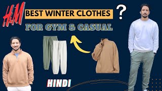 HampM winter sweatshirt  Sweatpants  For gym and casual  Hindi [upl. by Cronin17]