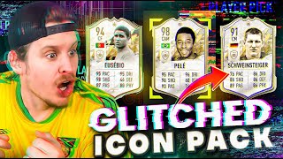 I got 98 Pele in my GLITCHED Icon Player Pick FIFA 22 Ultimate Team [upl. by Calysta]